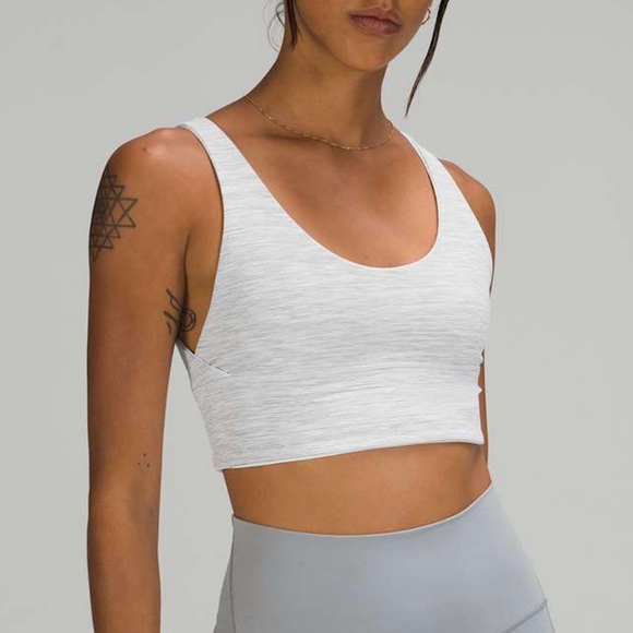 Lululemon Align Reversible Bra - White / Wee Are From Space Nimbus Battleship - Picture 1 of 12